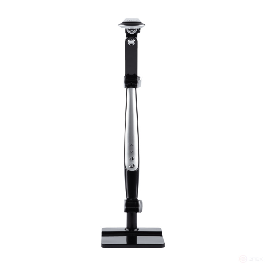 Настольный светильник ЭРА NLED-497-12W-BK светодиодный на струбцине и с основанием черный