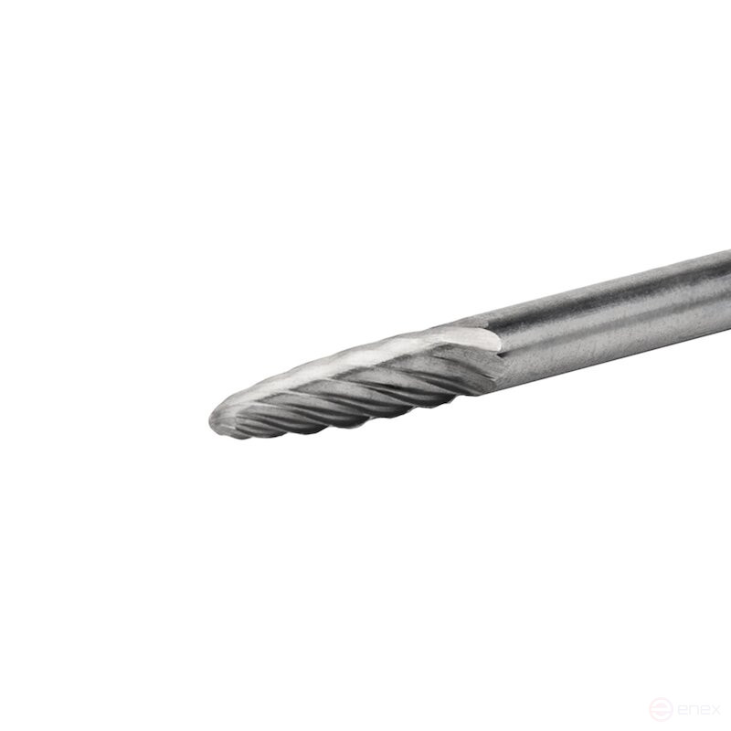 Борфреза твердосплавная NORGAU Industrial параболическая 3 мм, R0.75, форма F, SCM