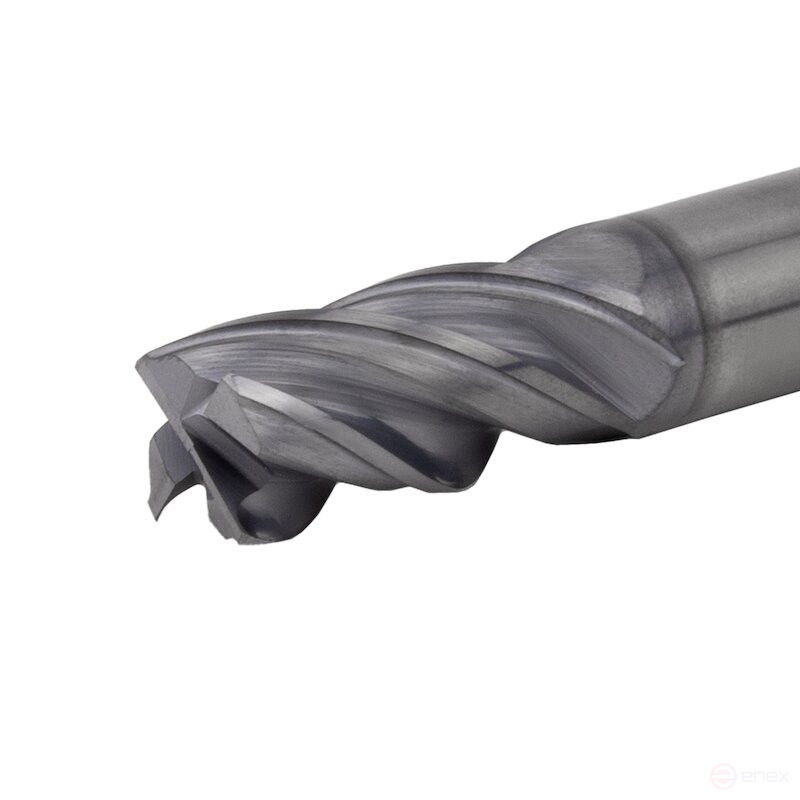Carbide end mill NORGAU Industrial high-performance 10 mm, Z4, VHM/AlCrSiN