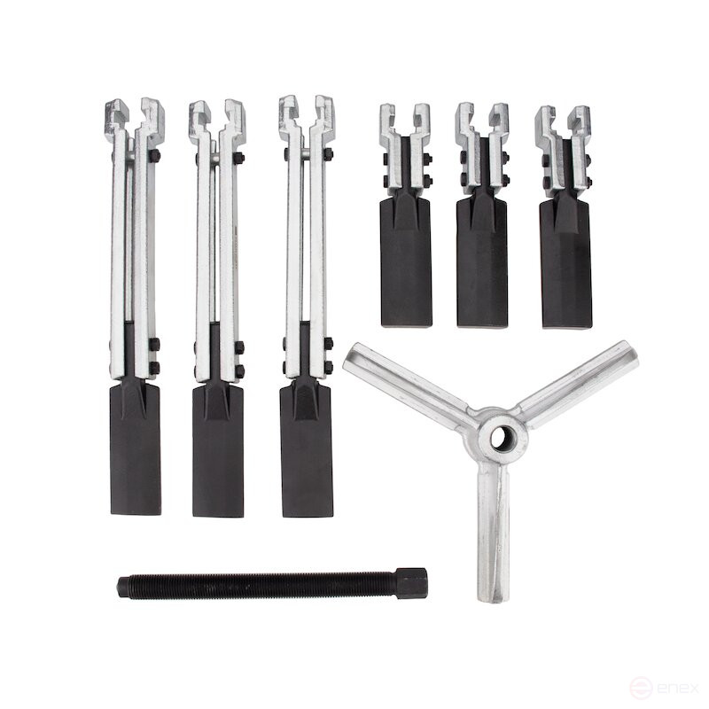 NORGAU Industrial universal puller set with three grippers, NUP33-SET2