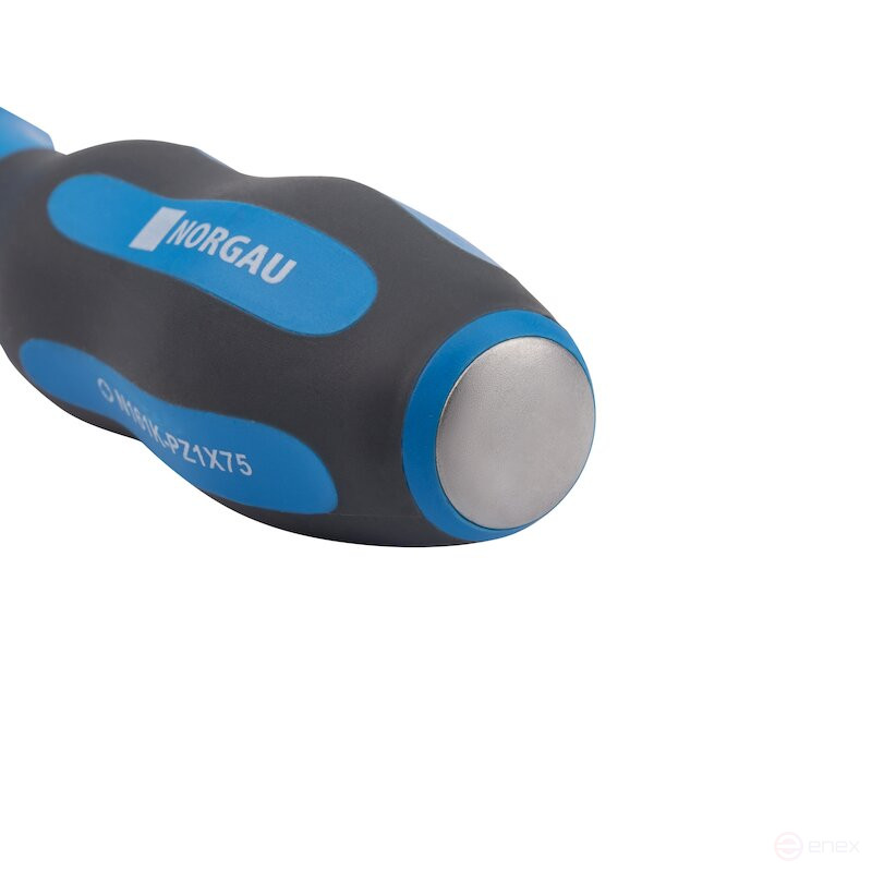 Отвертка крестовая NORGAU Industrial с ударным наконечником PZ1, N161