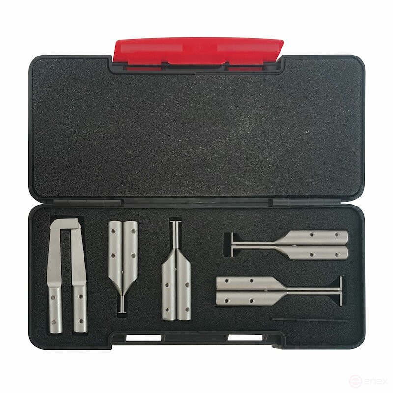 Set of NORGAU Industrial nozzles for calipers for measuring grooves and grooves, 5 pairs