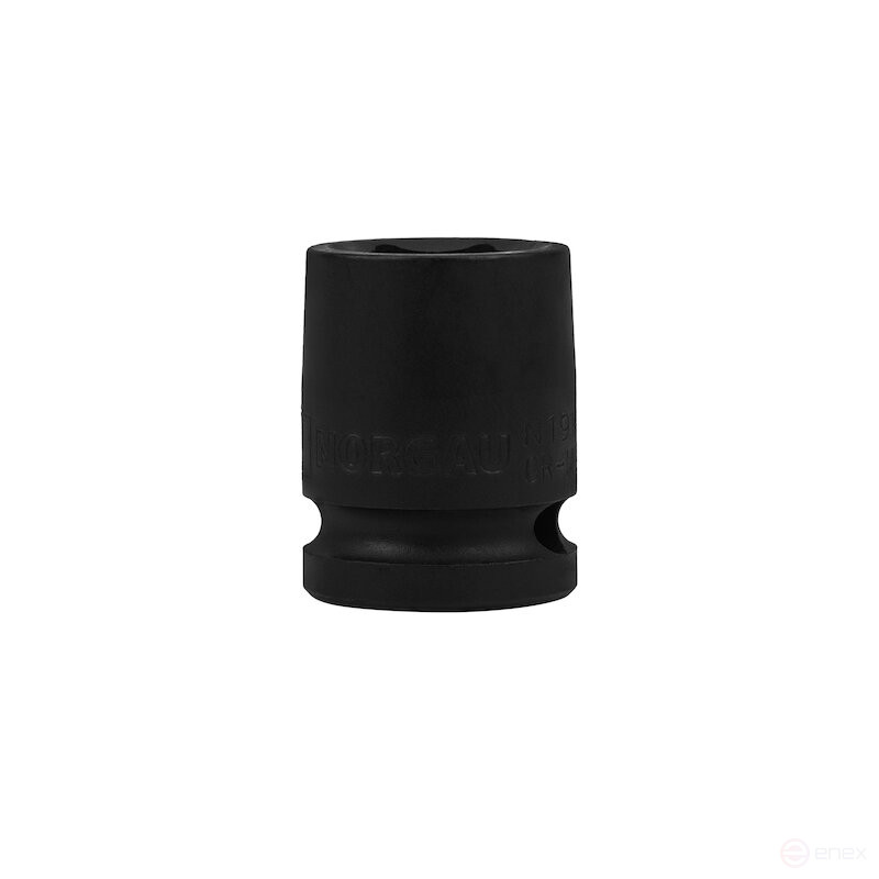 Головка ударная торцевая NORGAU Industrial шестигранная 1/2", 19 мм, N19K-19