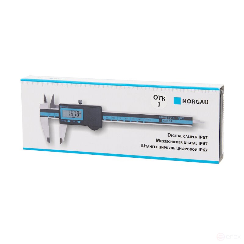 Штангенциркуль цифровой NORGAU Industrial 0-150 мм, NCD-1567