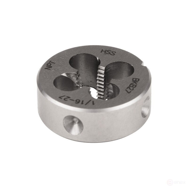 Плашка круглая NORGAU Industrial по металлу HSS NPT 1/16x27, Form B