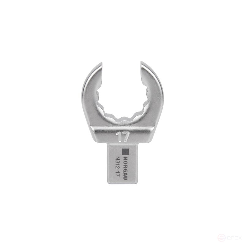 Насадка накидная разрезная NORGAU Industrial для динамометрического ключа 17, прямоугольный привод 9х12