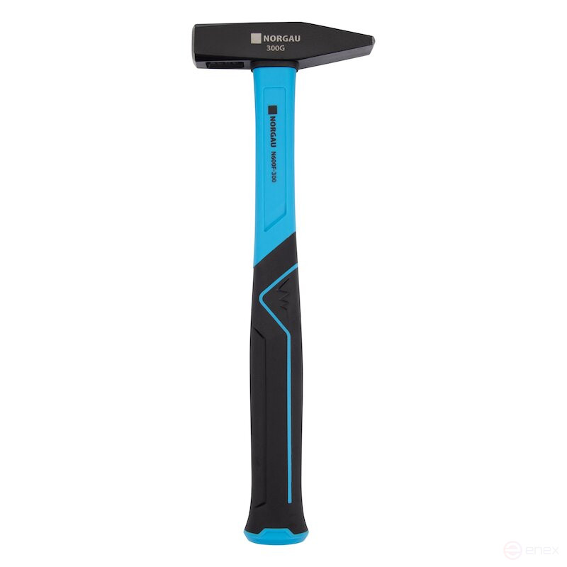 NORGAU Industrial locksmith hammer with fiberglass handle 300 g, N600F