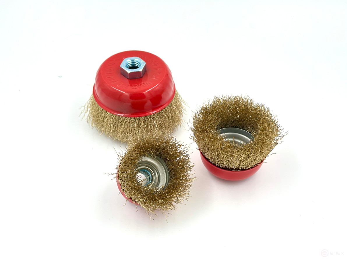 Щетка-крацовка Skole чашечная 65 мм 1шт/упаковка BRW2-65