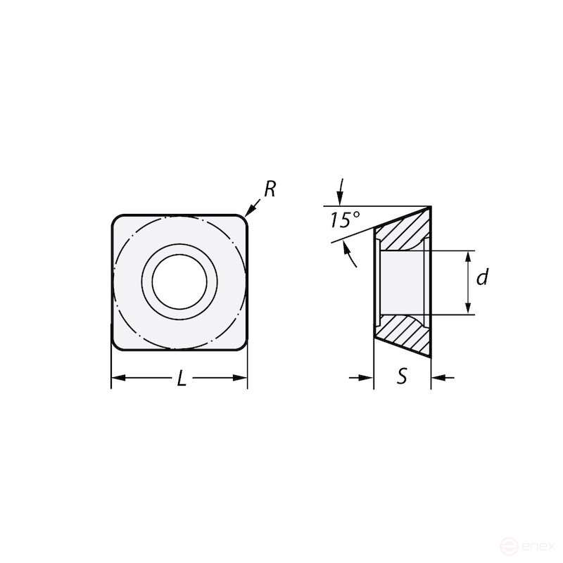 Пластина фрезерная NORGAU Industrial SDKT14T3PEER-UM, NRG20M