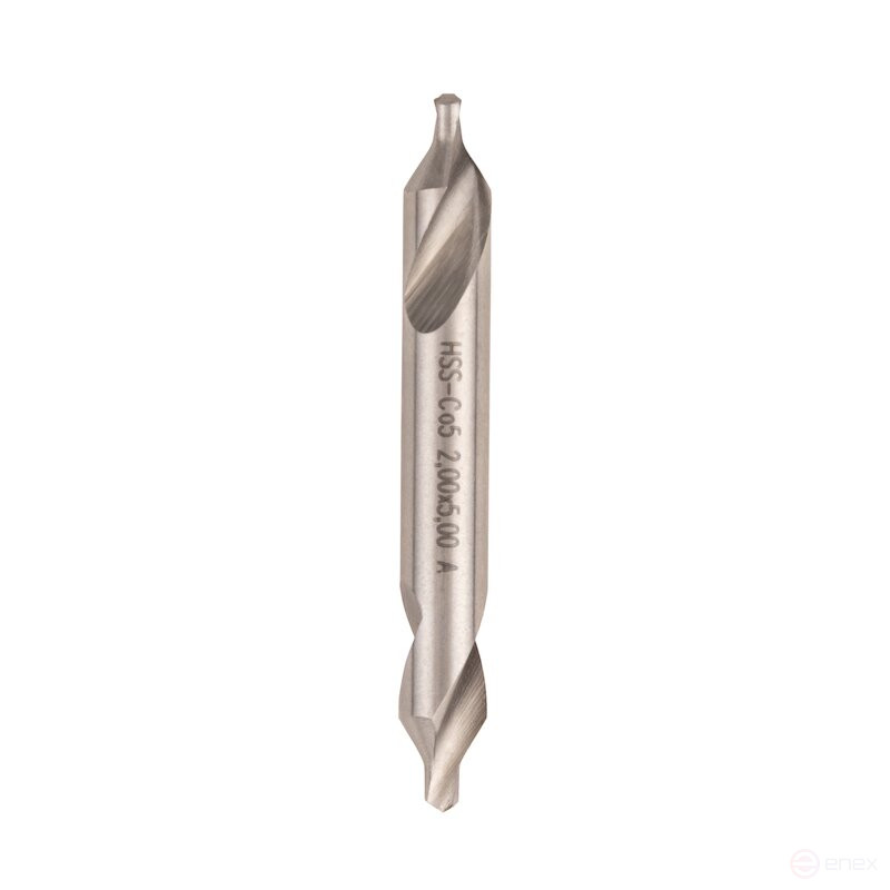 Сверло центровочное NORGAU industrial по металлу 60°, 2 мм, HSS-E, форма A