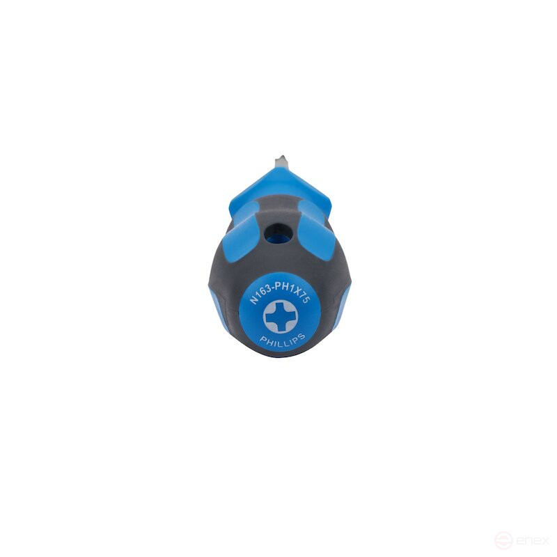 Отвертка крестовая NORGAU Industrial усиленная Phillips PH1х75 мм, N163