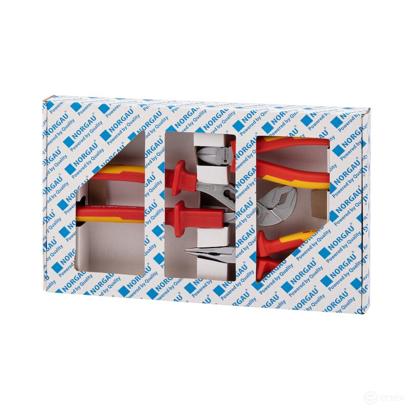 Набор диэлектрического губцевого инструмента NORGAU Industrial NPS-279VDE, 3 предмета