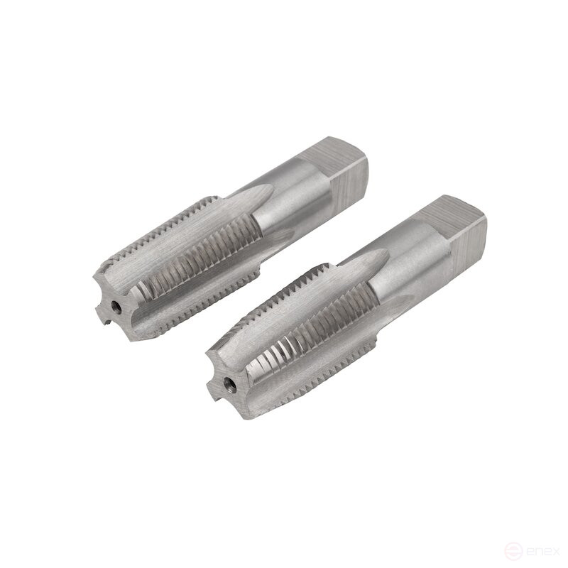 Комплект ручных метчиков NORGAU Industrial NPT1/2x14, HSS, 2 предмета