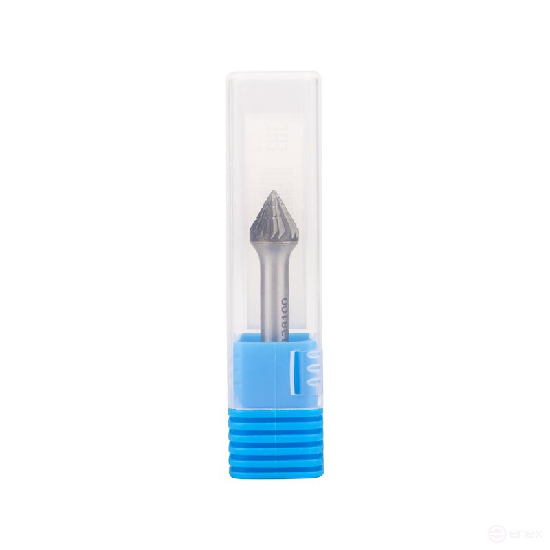 Борфреза твердосплавная NORGAU industrial коническая 10x53 мм, 60°, форма J, DCM