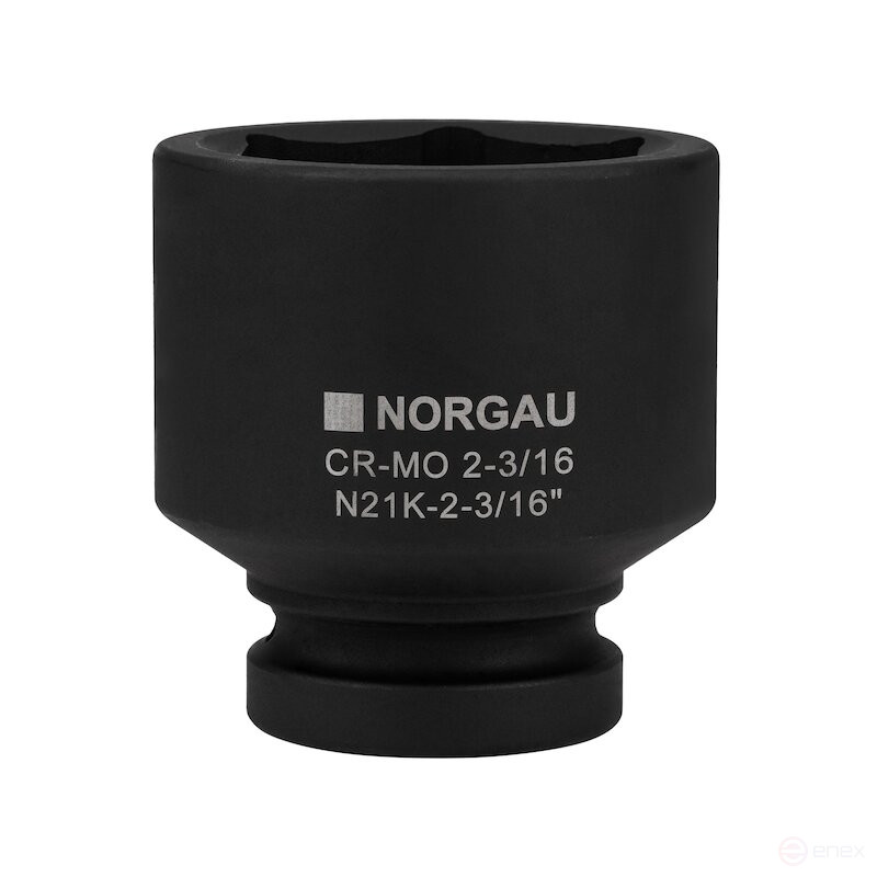 Головка торцевая ударная NORGAU Industrial шестигранная дюймовая 1", 2.3/16", N21K-2.3/16