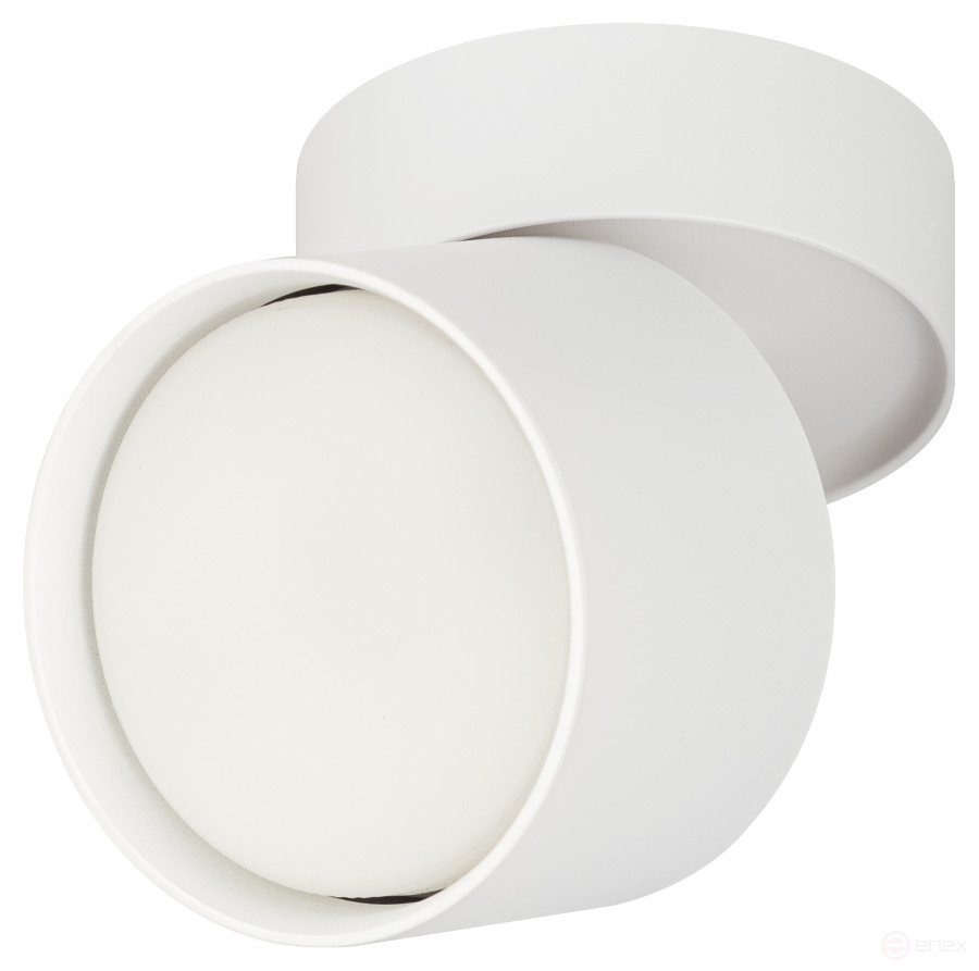 Светильник настенно-потолочный спот ЭРА OL12 GX53 SWH под лампу GX53 белый