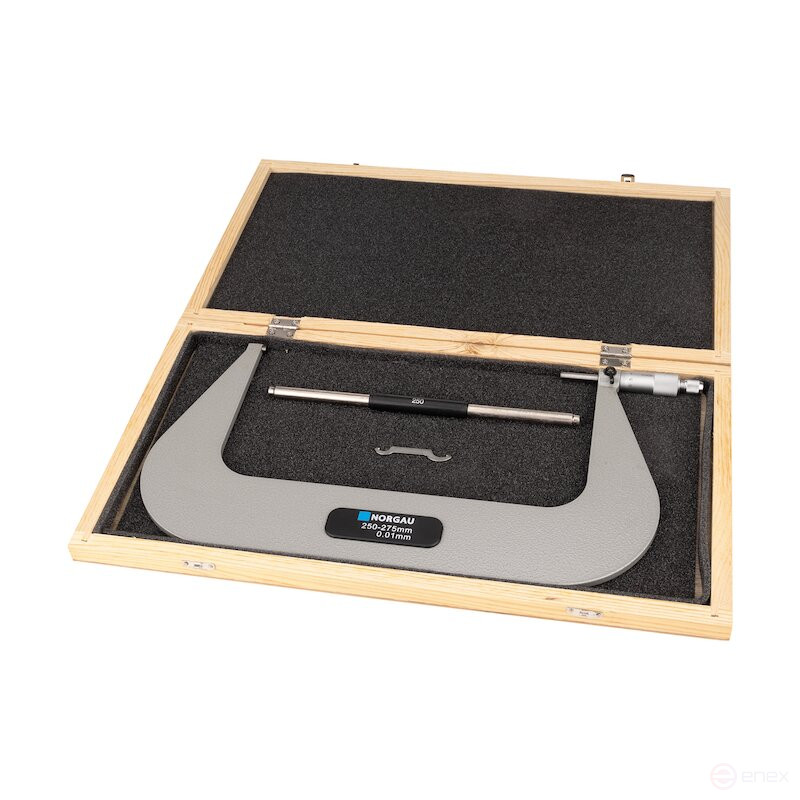 Микрометр NORGAU Industrial 250-275 мм, 0.01 мм, NM-275