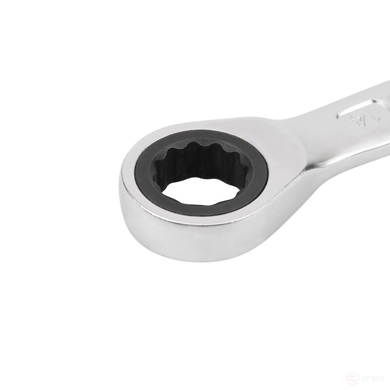 Ключ гаечный комбинированный NORGAU Industrial с трещоткой 14 мм, N7R-14