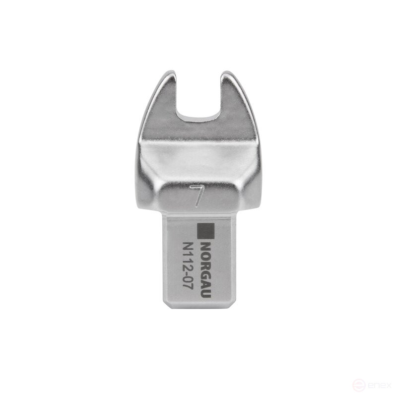 Насадка рожковая NORGAU Industrial для динамометрического ключа 7, прямоугольный привод 9х12