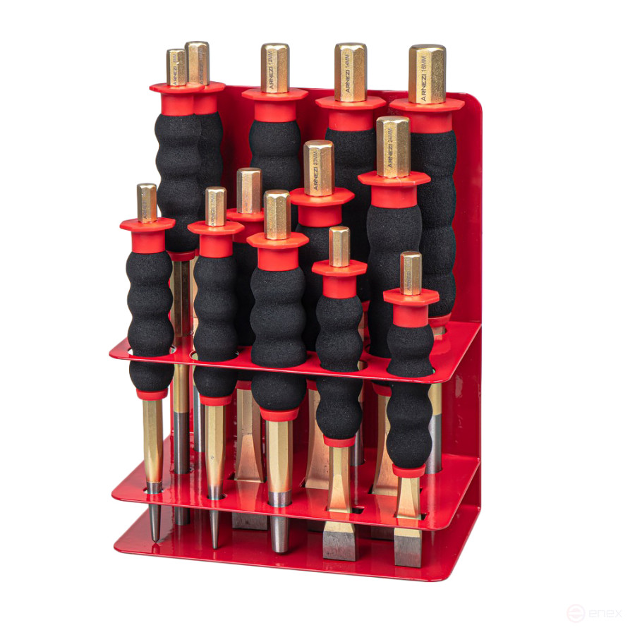 Набор выколоток, зубил и кернеров 13пр. ARNEZI R4030513