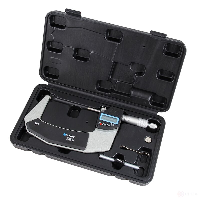 Микрометр цифровой NORGAU Industrial 75-100 мм, NMD-10065D