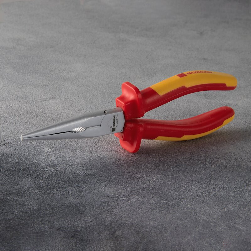 Длинногубцы NORGAU Industrial диэлектрические 200 мм, N133VDE-200