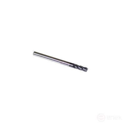 End milling cutter with c/x f 3.0x8x28 mm z=3 tv. alloy VK8 (2220-0171)