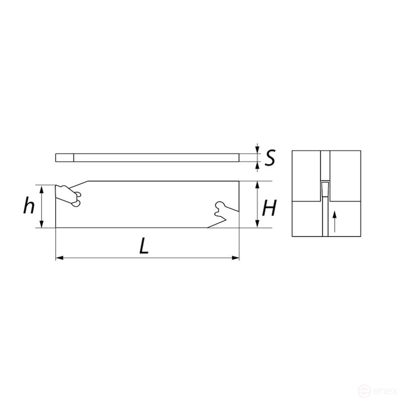 Лезвие отрезное NORGAU Industrial CT-26-4