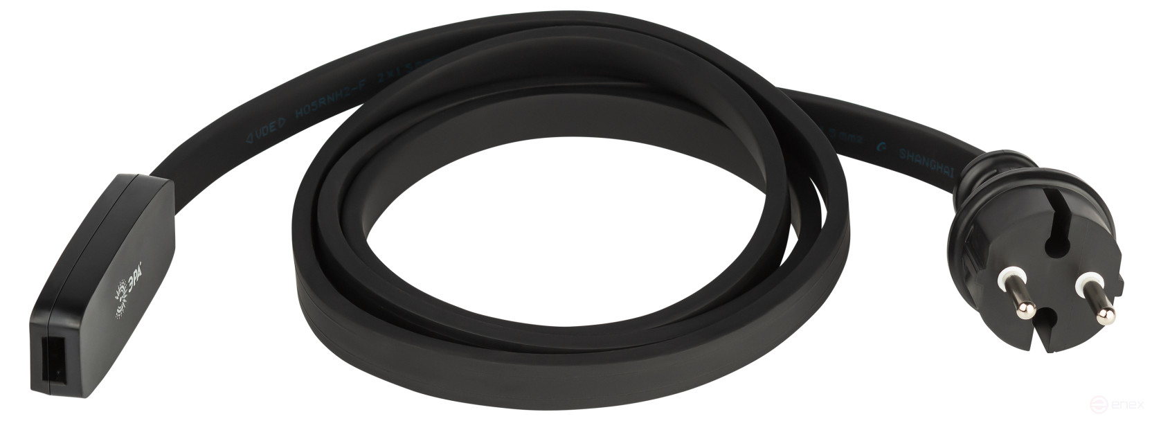 ERABL- SET ERA Belt-light Connection Kit (power cord with plug+ connector, 2 cores), black