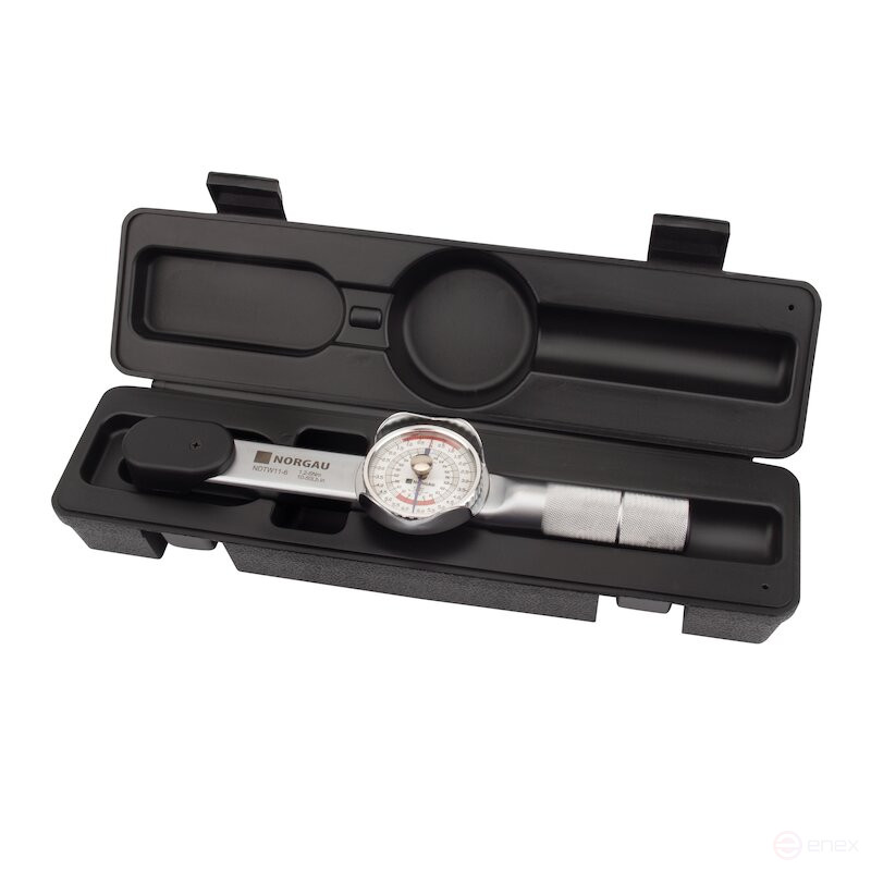 Ключ динамометрический NORGAU Industrial стрелочный 1/4", 1.2-6.0 Нм, NDTW11-6