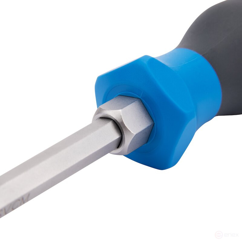 Slotted screwdriver NORGAU Industrial with impact tip 8.0 mm, N155K