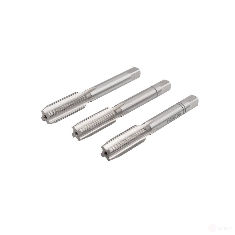 Комплект ручных метчиков NORGAU Industrial M10, HSS-E, 3 предмета