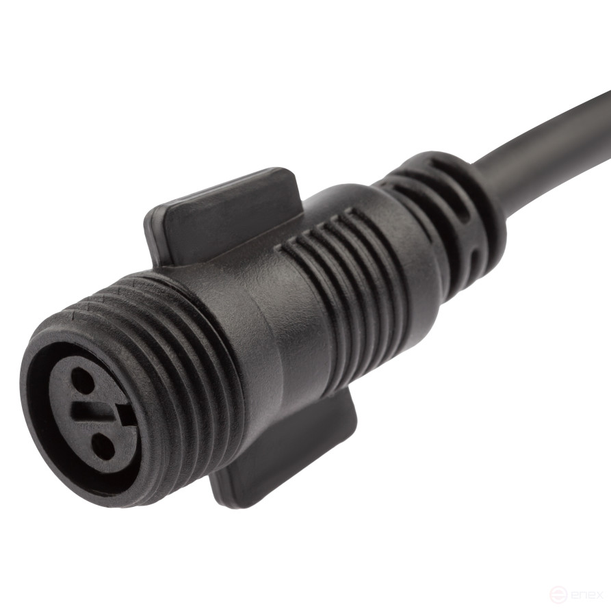 ERA ERAPS-K800 Power Cord for Garlands IP65 800W 6A Rubber Black