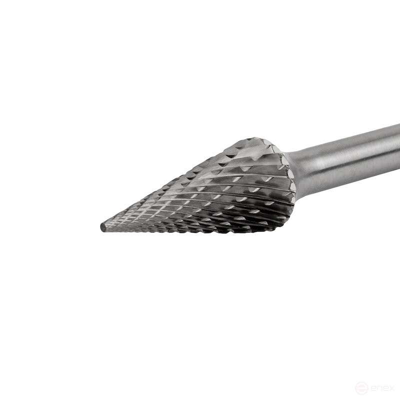 Борфреза твердосплавная NORGAU Industrial коническая 12 мм, 25°, форма M, DCM