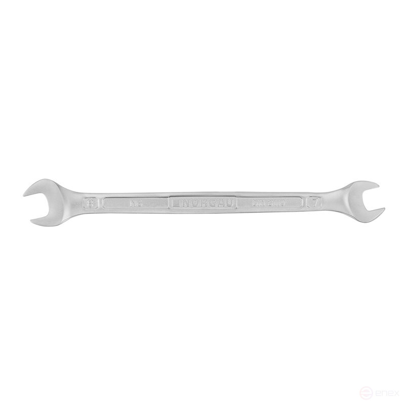 Ключ гаечный рожковый двусторонний NORGAU Industrial 7х8 мм, N6-7х8