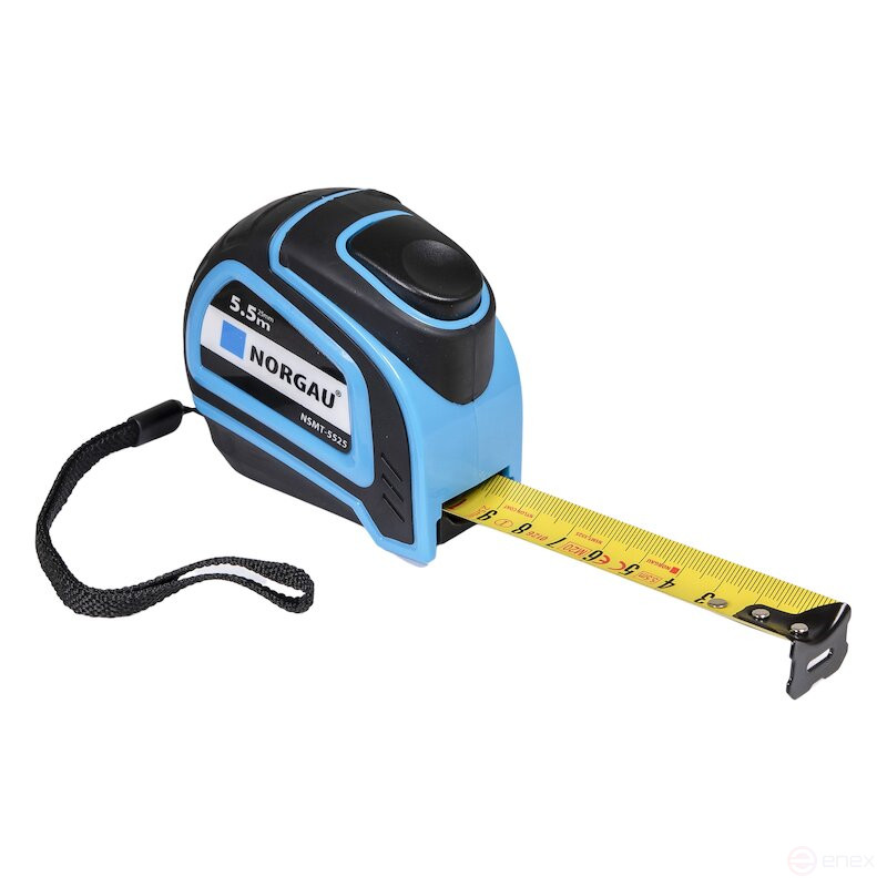 Рулетка измерительная NORGAU Industrial, 5.5 м х 25 мм, NSMT-5525