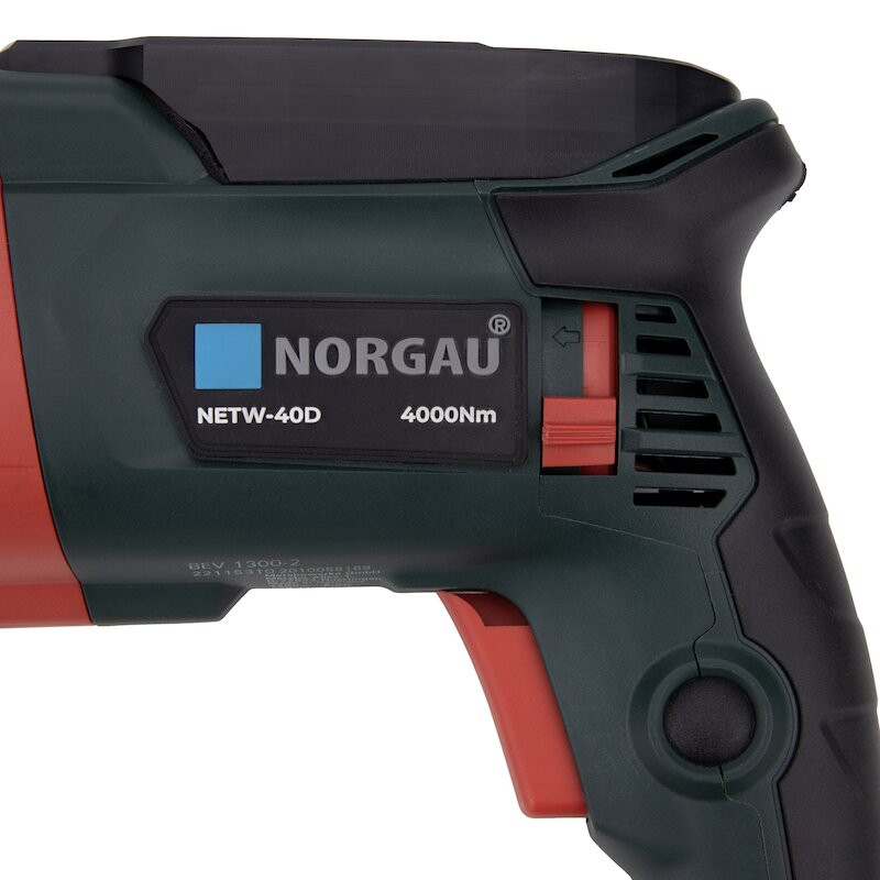 Гайковерт динамометрический электрический NORGAU Industrial с цифровым дисплеем 1", 1200-4000 Нм, NETW-40D