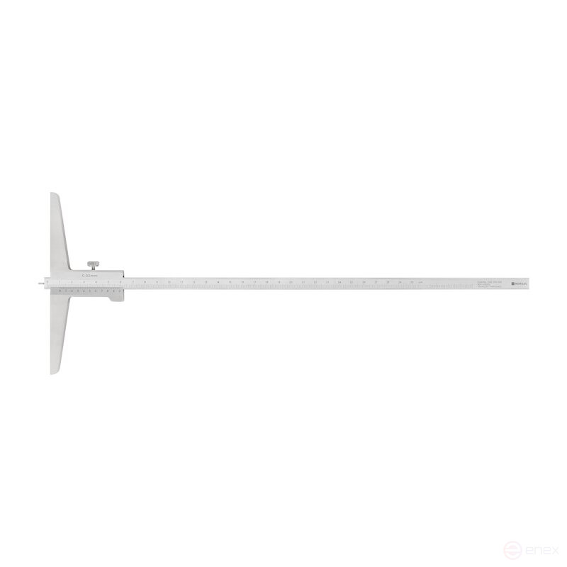 Штангенглубиномер NORGAU Industrial нониусный 0-300 мм, NDV-C