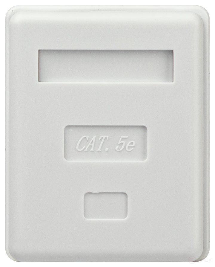 Розетка компьютерная RJ-45 ЭРА RJ01UN категория 5е неэкранированная 1-порт упаковка 40 штук