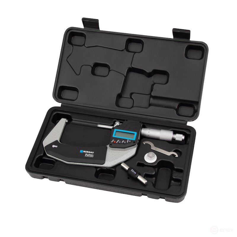Микрометр цифровой NORGAU Industrial 50-75 мм, NMD-7565D