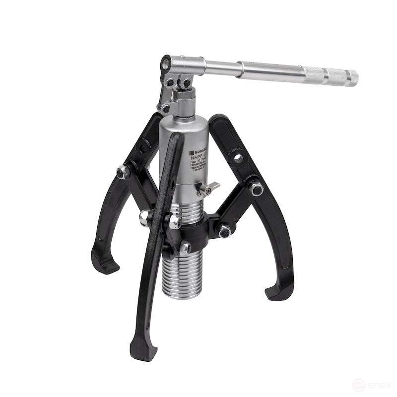 Set of hydraulic pullers NORGAU Industrial with integrated pump NHPP-10SET, 10T, 10 items