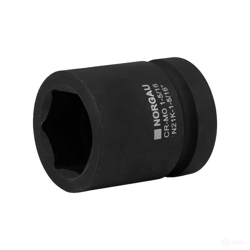 Головка торцевая ударная NORGAU Industrial шестигранная дюймовая 1", 1.5/16", N21K-1.5/16