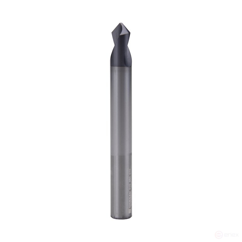 Сверло центровочное NORGAU industrial по металлу 90°, 10 мм, VHM/TIALN