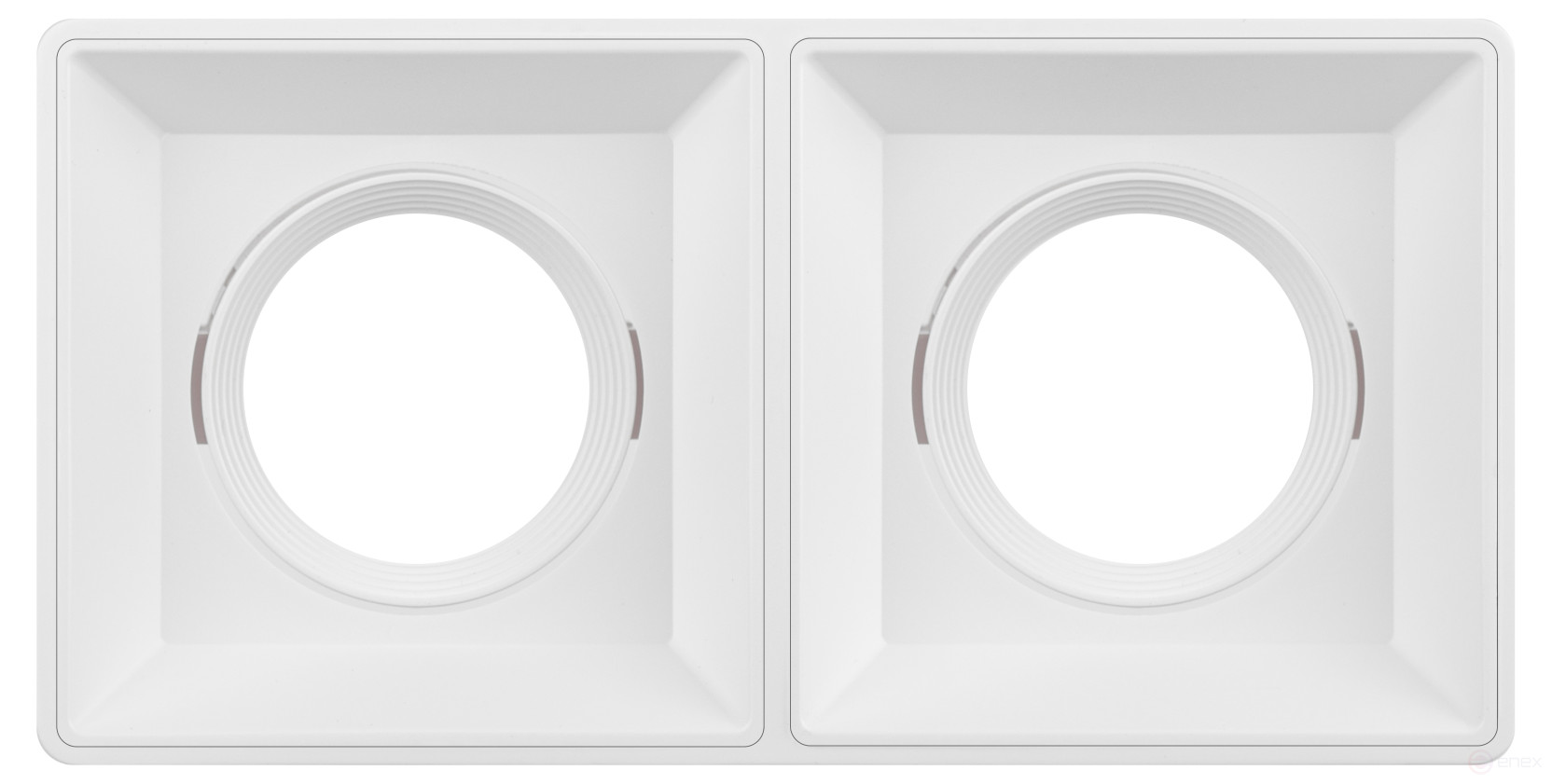 Светильник настенно-потолочный спот ЭРА OL24-2 WH под лампу MR16 GU5.3 поворотный белый