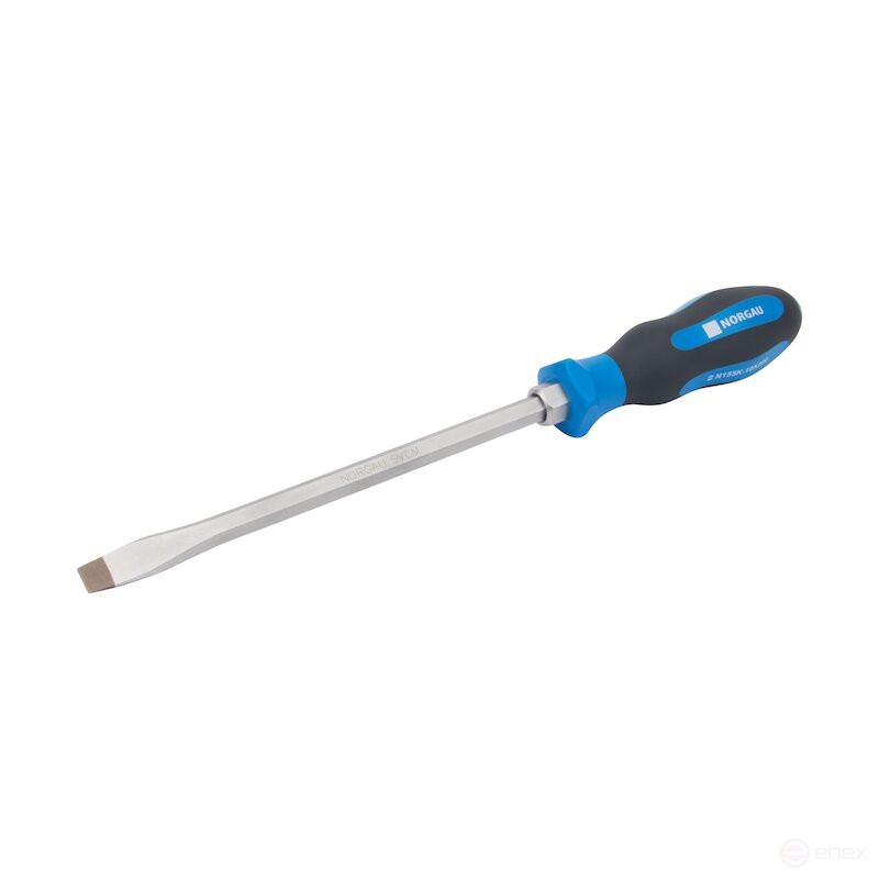 Slotted screwdriver NORGAU Industrial with 10 mm impact tip, N155K