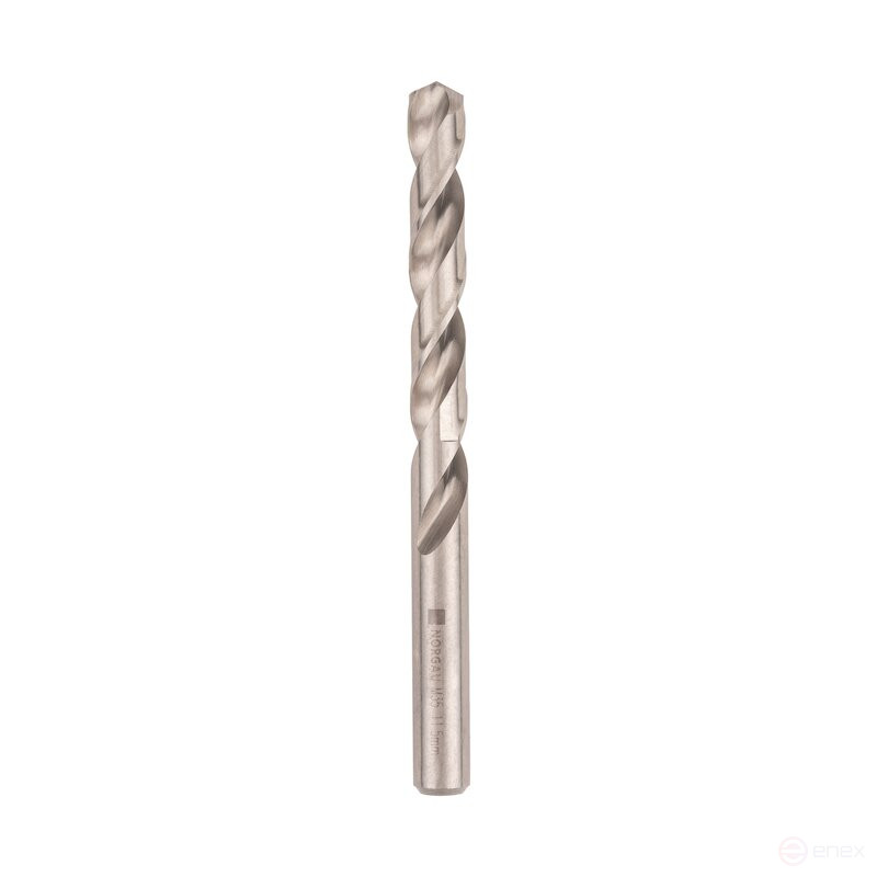 Spiral drill bit NORGAU Industrial for metal 11.5 mm, Z2, HSS-E