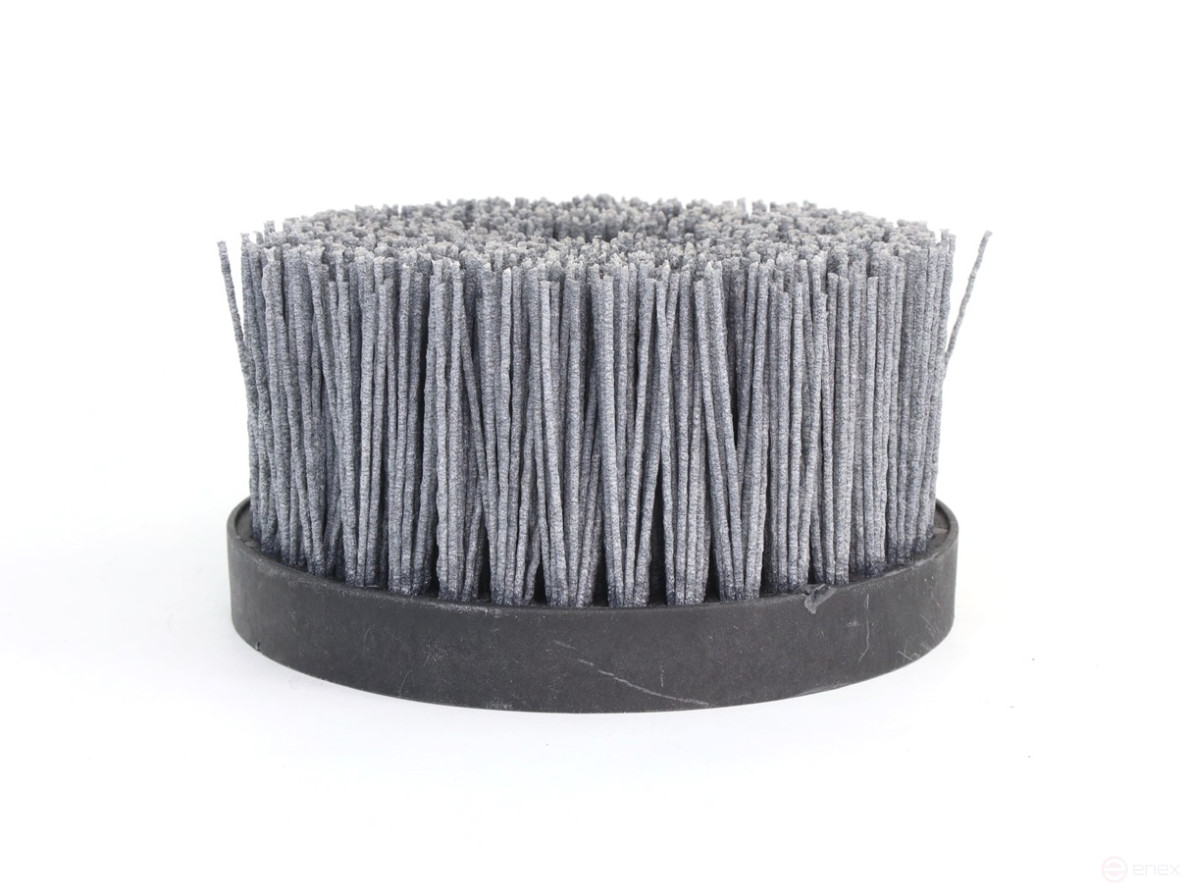 Щетка чашечная Д140*M14, ворс полимер-абразив P120 по дереву для УПМ УШМ (болгарка) (3-104)