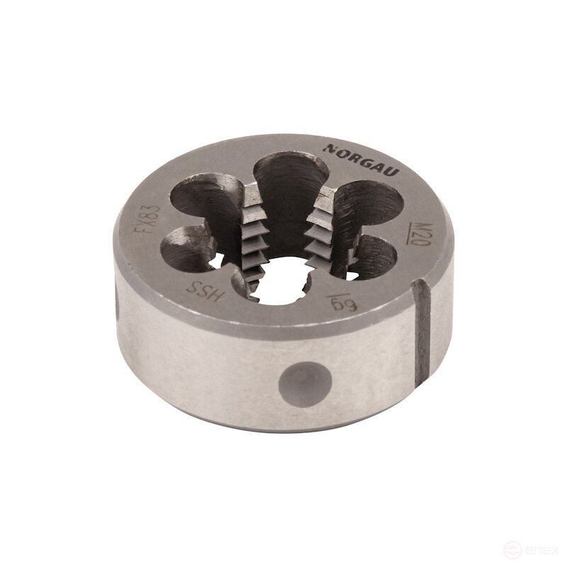 Плашка NORGAU Industrial по металлу M20х2.5 мм, HSS