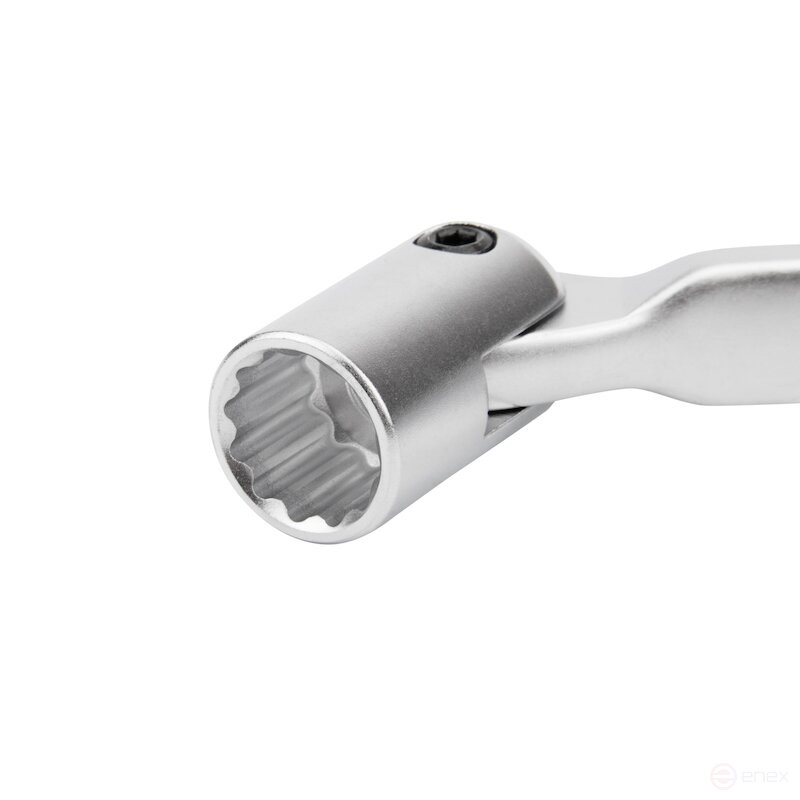 Set of socket double-sided hinge wrenches NORGAU Industrial NBS34-005, 5 pieces