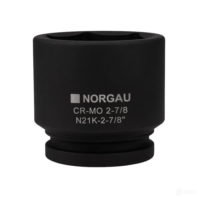 Головка торцевая ударная NORGAU Industrial шестигранная дюймовая 1", 2.7/8", N21K-2.7/8